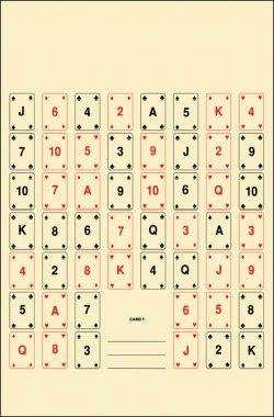 Action Target CARD1100 Entertainment  52 Playing Cards Paper 22.50" x 24" Multi-Color 100 Per Box
