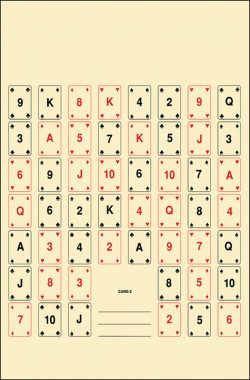 Action Target CARD2100 Entertainment  52 Playing Cards Paper 22.50" x 24" Multi-Color 100 Per Box