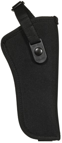 Allen 44818 Cortez  Size 18 OWB Style Black Polyester, Adjustable Strap & Belt Loop Mount Type fits 6" Barrel DA Revolver with Full Lug Right Hand