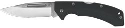 AccuSharp 711C Lockback  3" Folding Clip Point Plain Stainless Steel Blade/Black FRN Handle Includes Allen Wrench