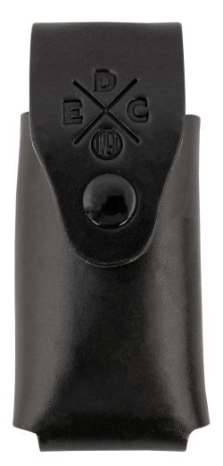 1791 Gunleather HDESSLSBLKA EDC Heavy Duty Easy Slide OWB Black Leather Belt Slide Ambidextrous