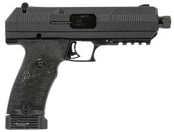 Hi-Point JHP45G2 JHP Gen2 45 ACP 9+1 4.50" Black Steel Threaded Barrel, Black Powder Coated Serrated Steel Slide, Black Polymer Frame w/Picatinny Rail, Black Polymer Grip