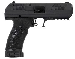 Hi-Point JXP10NTB JXP  10mm Auto 10+1 4.50" Black Steel Barrel, Black Powder Coated YC9 Styled/Serrated Steel Slide, Black Polymer Frame w/Picatinny Rail, Black Textured Polymer Grip