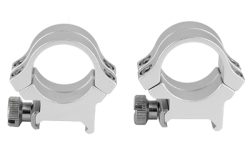 WEAVER QUAD LOCK RNGS 1" HI SLVR
