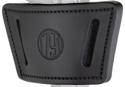 1791 Gunleather UIWXSBLA UIW Max  IWB/OWB Black Leather Belt Clip Fits Most Mid-Large Frame Autos with Rail, Laser & Light Ambidextrous
